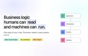 Business logic humans can read and machines can run