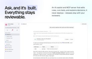 AI that builds rules, and stays reviewable