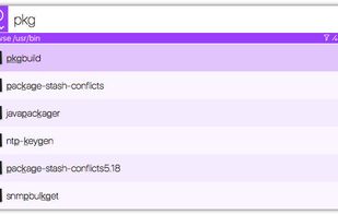Browser mode
If you know the name of an item, you search for it by name. If you don't, you can use GoToFile's built-in Browser mode to explore the filesystem. Switch between modes by pressing ?. If you've found a folder you'd like to search, select it and press ??S to create a virtual project from it search. In Search Mode you can press ??B to reveal the selected item in Browser Mode.
