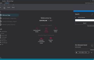Operator Console - Welcome Screen