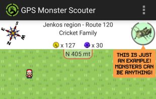 GPS Monster Scouter screenshot 1