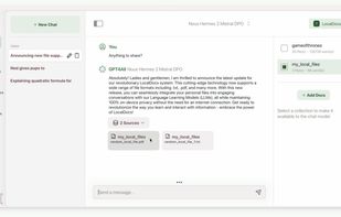 GPT4ALL screenshot 1