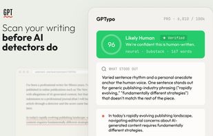Paste your draft and get the verdict before anyone else runs it through a detector: an overall score, a plain-English read on what stood out, and the exact sentence that doesn't sound like you.