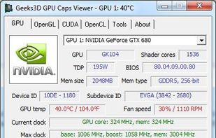 GPU Caps Viewer screenshot 1