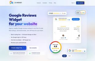 Beautiful Google Review Widgets for your Website