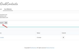 GrabContacts screenshot 2