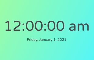Gradient Clock screenshot 1