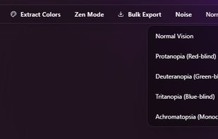 Color blindness support