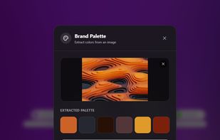 Extract colors from images/brands and apply them 