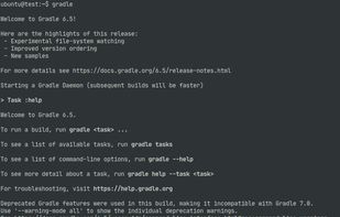 Gradle screenshot 1