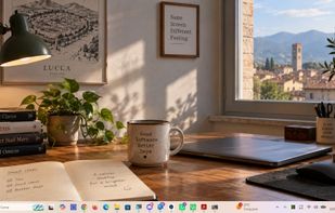 Image of a desktop without GrainLayer