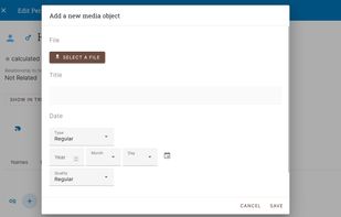 Gramps Web screenshot 3