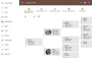 Gramps Web screenshot 1