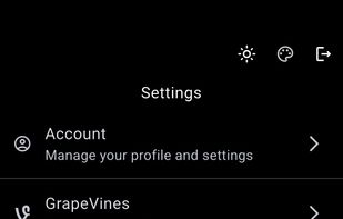 Application settings and options