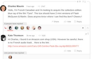GraphComment BubbleFlow interface