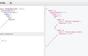 GraphiQL screenshot 1