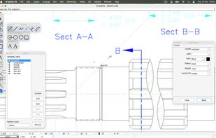 Graphite 2D/3D CAD screenshot 2