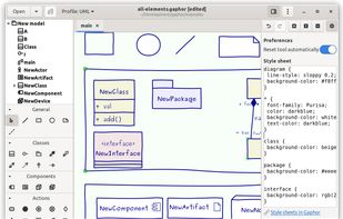 Customize the diagrams you create with our built-in styling engine.
