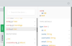 GraphQLZero screenshot 1