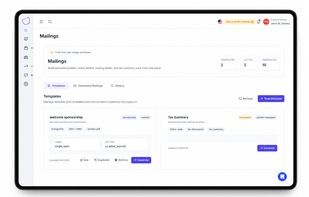 Create reusable print-mailing templates and generate donor communications.