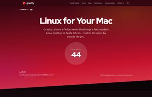 Gravity Linux screenshot 1