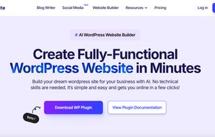 AI wordpress website builder