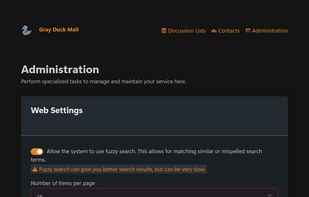 Gray Duck Mail screenshot 1