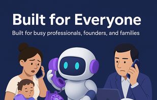 Demonstrates Graza.ai’s universal appeal — serving busy professionals, founders, and families — with no app, no learning curve, and no stress required.

