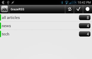 GrazeRSS screenshot 1