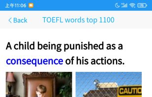 GRE/TOEFL Picture Vocabulary screenshot 1