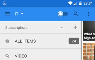 gReader screenshot 1