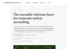 GreenCalculus.com Homepage