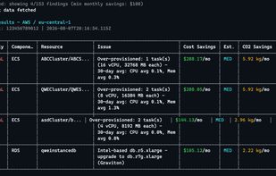 GreenOps Cloud Scan screenshot 1