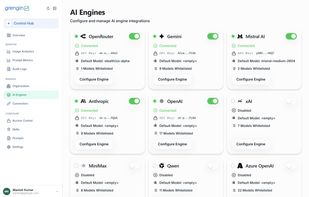 Grengin AI Engines Mangement