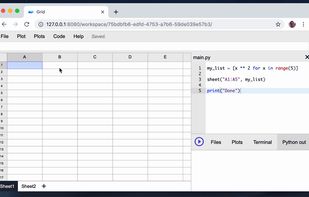 Python scripting built in