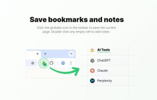 Click the toolbar icon to save any page. Double-click empty cells to add notes.