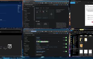 GridWM (Grid Window Manager) screenshot 1