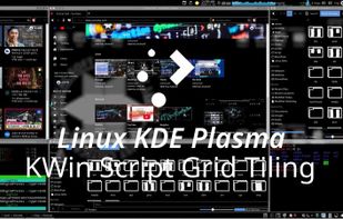GridWM (KDE Plasma) screenshot 2