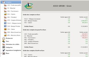 Grisbi screenshot 1