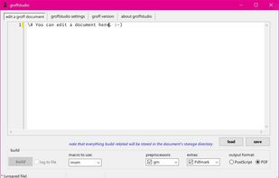 groffstudio running on Windows