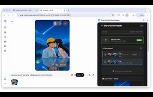 GrokMediaDownloader screenshot 1