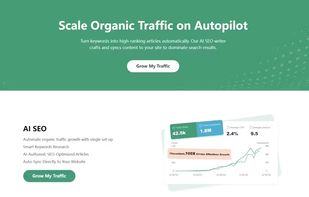 urn keywords into high-ranking articles automatically. Our AI SEO engine handles the entire workflow—from smart keyword research and AI-authored content to auto-syncing directly with your CMS, helping you dominate search results with minimal effort.