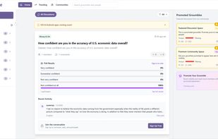 Main discussion feed