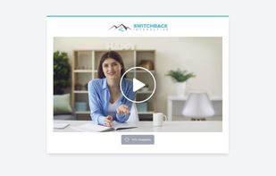 Branded video landing pages
