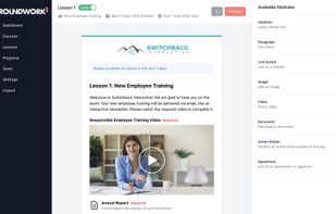 Advanced Lesson designer