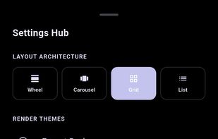 settings panel