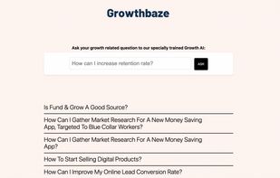 Growthbaze AI screenshot 1
