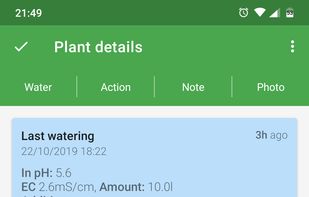 GrowTracker screenshot 2