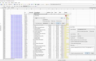 Create Filter() formulas with a single click. All data is already formatted and you can instantly filter millions of records, sort or find duplicates. Use regular expr., patterns, relations etc. Automatically created hyperlinks to the source data make jumping to the data and back easy.