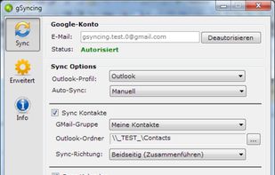 gSyncing screenshot 1